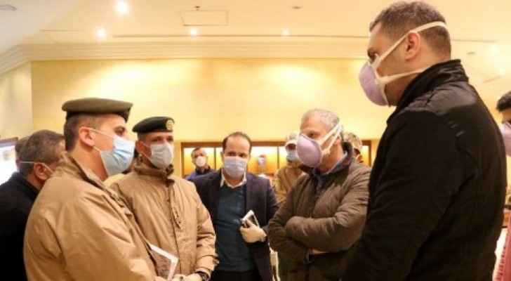 JAF inspect preparedness of hotels used as quarantine centers in Amman