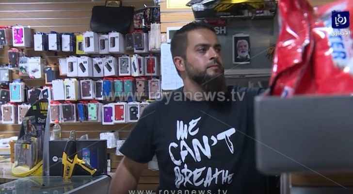 Shop owner Mahmoud Abu Mayyaleh