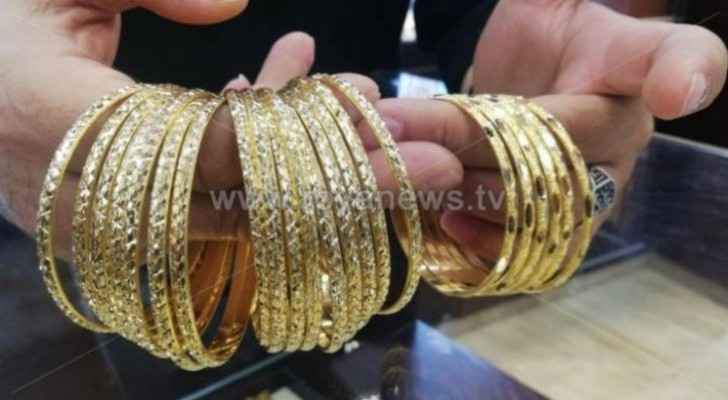 Gold prices continue to rise in Jordan