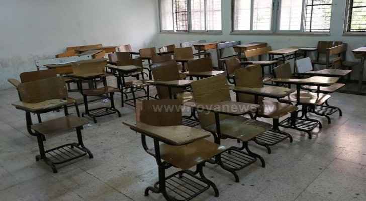 Start of academic year suspended in two UNRWA schools in Madaba Refugee Camp