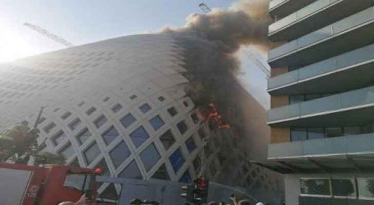 Huge fire erupts in Beirut