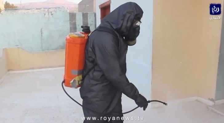 VIDEO: Authorities disinfect  homes in Karak and Al-Aghwar