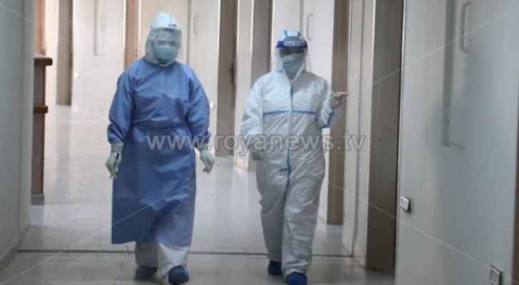 Forensics perform autopsy on person who died from coronavirus in Jordan