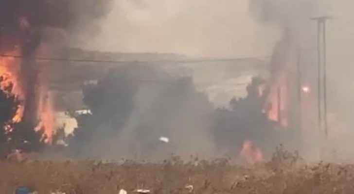 Big fire breaks out in Naour
