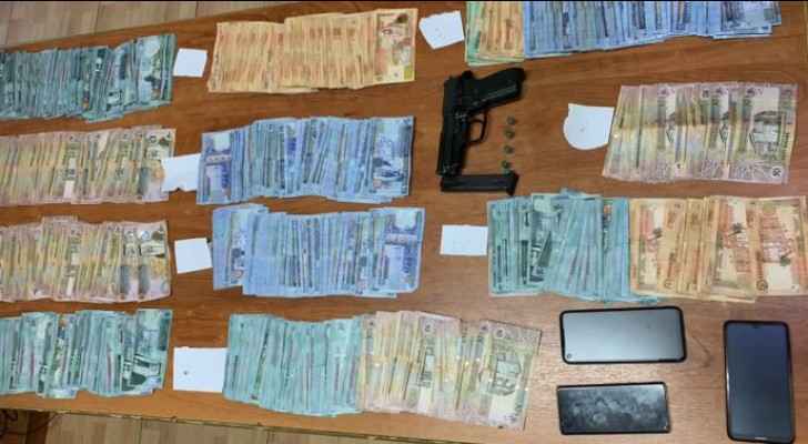 PSD arrests robbers for stealing JD 60,000 from restaurant accountant