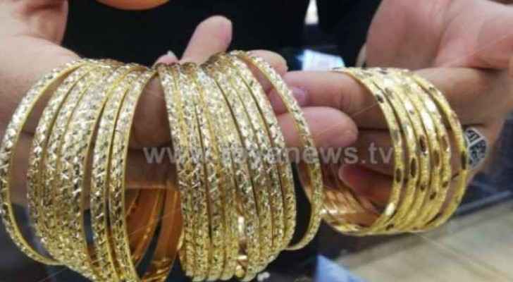 Gold prices rise again in Jordan