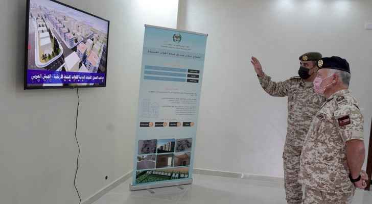 King Abdullah II inaugurates military housing project in Irbid