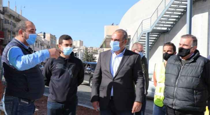 Mayor of Amman inspects ongoing projects in the capital