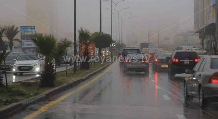 Temperatures rise as chances of rain, dust increase in Jordan