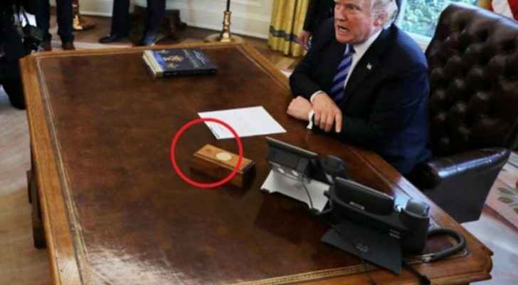 Trump's 'Diet-Coke button' disappears from Oval Office as Biden moves in