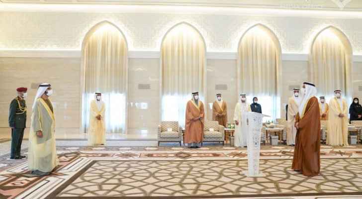 Al Khaja being sworn in as ambassador in the UAE. Source: Gulf Business