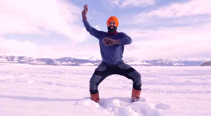 Canadian man celebrates COVID-19 vaccination with dance in snow