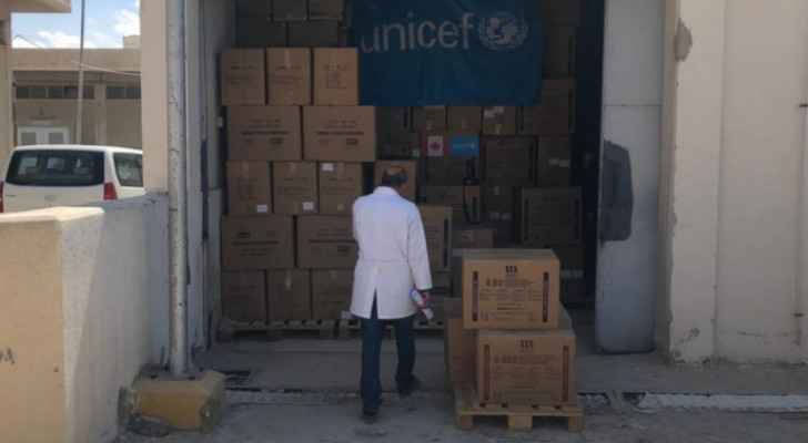 VIDEO: UNICEF donates 1.3 million syringes to support Jordan's COVID-19 vaccination campaign