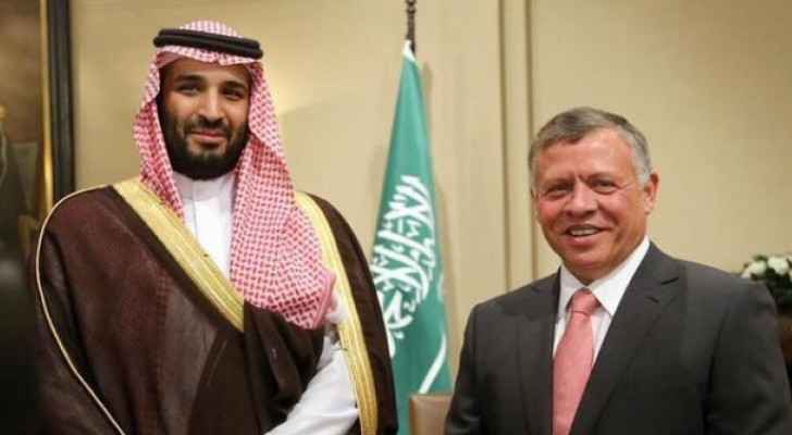 King Abdullah II receives phone call from Saudi Crown Prince