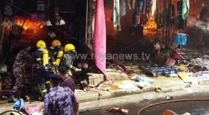 Fire breaks out in clothing warehouse in Aqaba