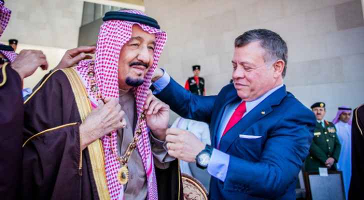 King Salman congratulates King Abdullah II on Jordan's centenary
