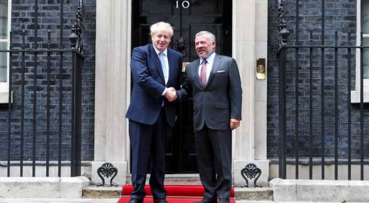 British PM affirms support for King Abdullah II, Jordan