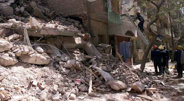 Three killed as five-storey building collapses in Egypt