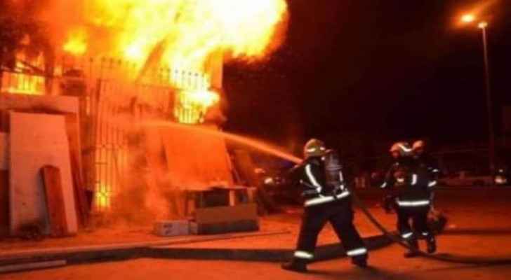CDD extinguishes house fire in Ajloun