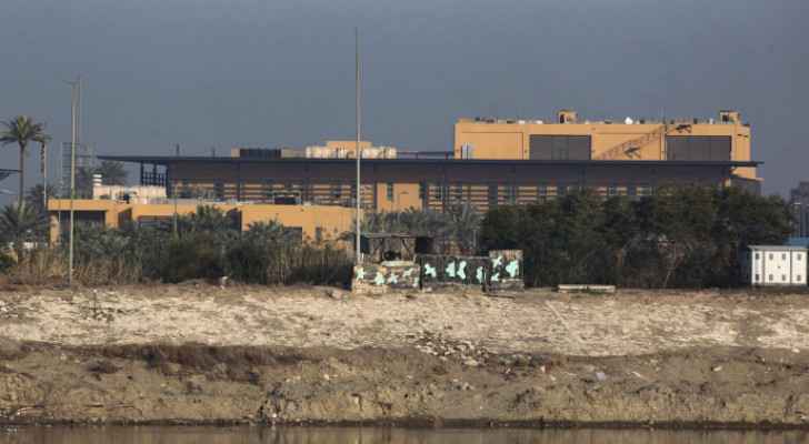 Warning sirens sounded at an American base at Baghdad International Airport