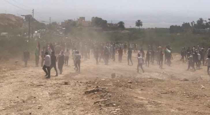 No live ammunition used to deter protesters in Jordan Valley: security source