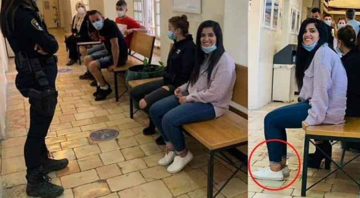 Palestinian journalist Zaina Halawani appears in court with ankle shackles