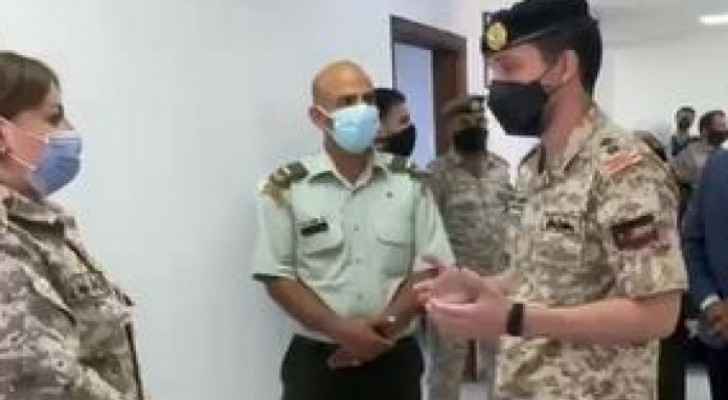 Crown Prince visits coronavirus vaccination site in Karak
