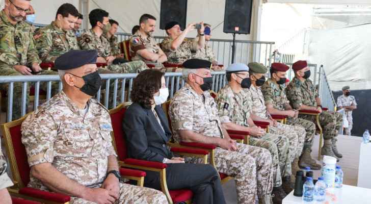 Joint Chiefs of Staff Chairman, British Ambassador attend joint military aerial drill