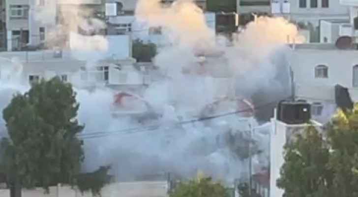 Israeli occupation army blows up prisoner Al-Shalabis house 