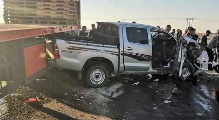 Pregnant wife, husband dead following two-vehicle collision in Ma'an