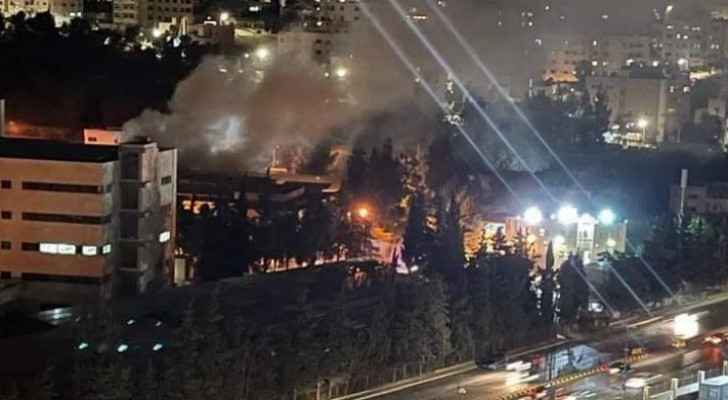 CDD extinguishes fire at University of Jordan