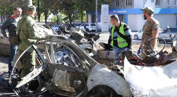 IMAGES: Official and activist killed in alleged car bomb blast in Ukraine