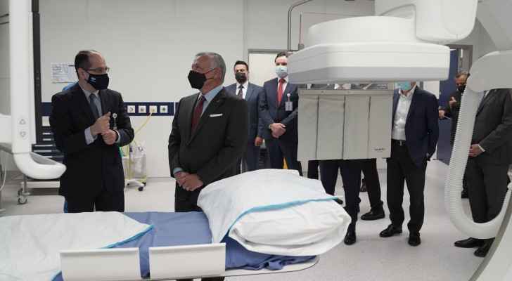 King Abdullah reaffirms good standing of medical sector