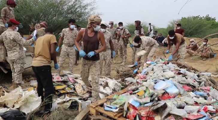 VIDEO: Yemen seizes ton of drugs near Yemeni-Saudi border