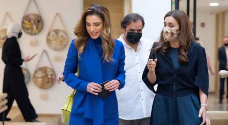Queen Rania launches 24th Jordan River designs handicraft exhibition