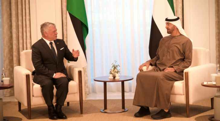 King holds talks with Abu Dhabi crown prince