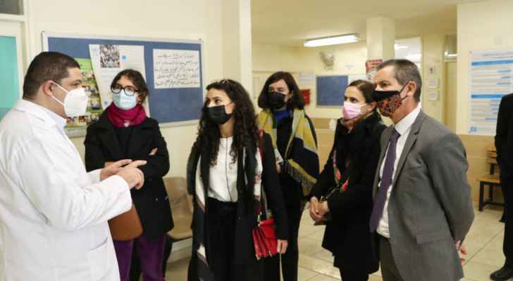 IMAGES: French delegation visits Amman New Camp