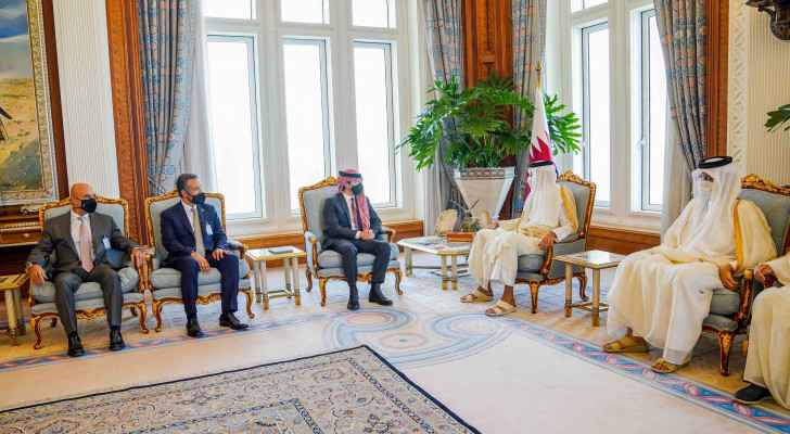 Crown Prince, Emir of Qatar discuss relations between two countries
