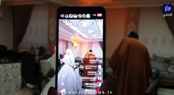 Jordanian couple holds wedding 'remotely' via Facebook live
