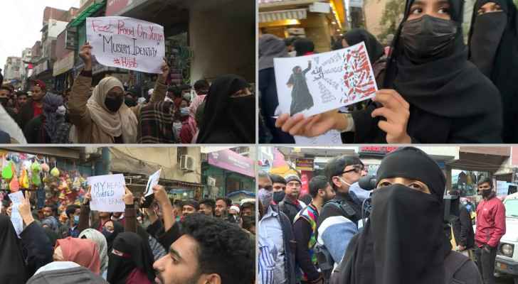 'Not scared!' Young Muslim women in India protest hijab ban
