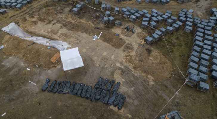 Ukraine begins excavation of Bucha mass grave