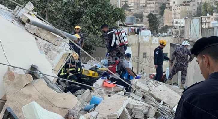 'At least 10 people are still under rubble, some are alive,' says government spokesperson