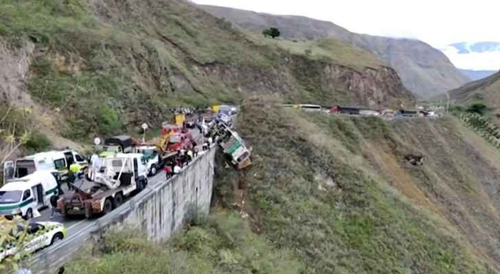 At least 20 dead in Colombia bus accident: police