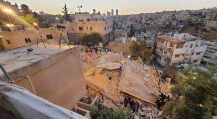 Experts reveal reasons behind Al-Weibdeh building collapse