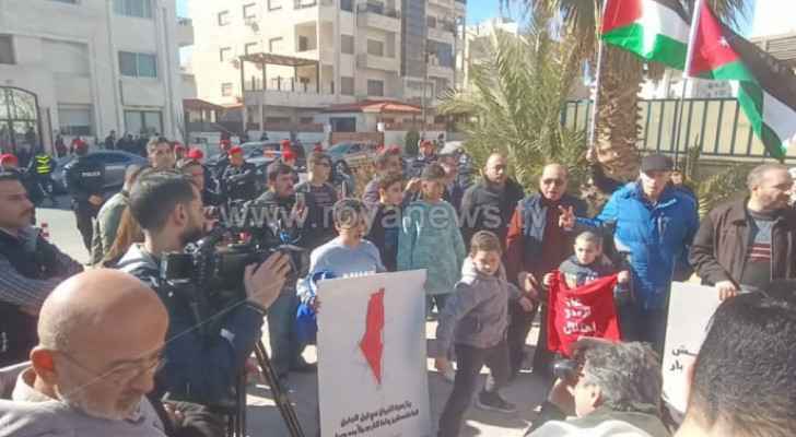 VIDEO: Jordanians protest in solidarity with Palestinians