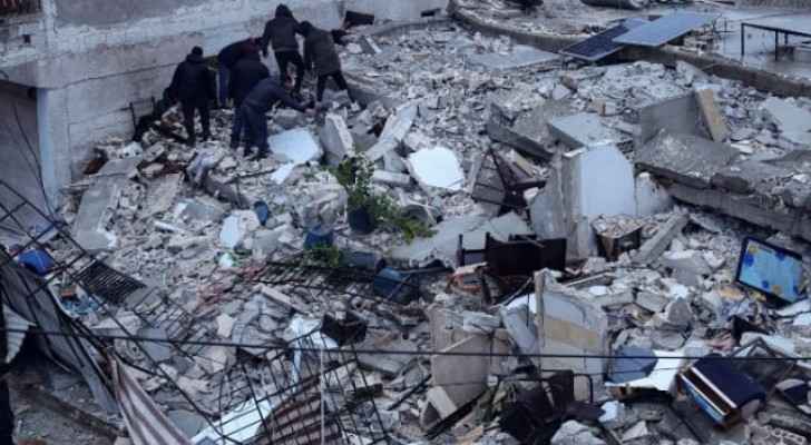 Eight Palestinian refugees killed in Syria earthquake