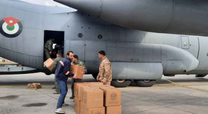 Jordan sends relief plane to Turkey