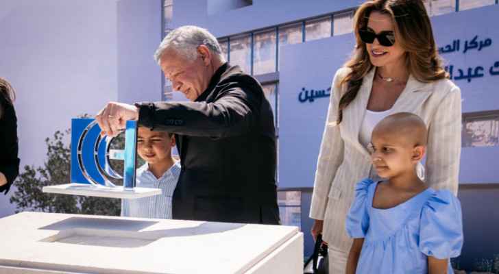 King lays foundation stone for King Hussein Cancer Centre project in Aqaba