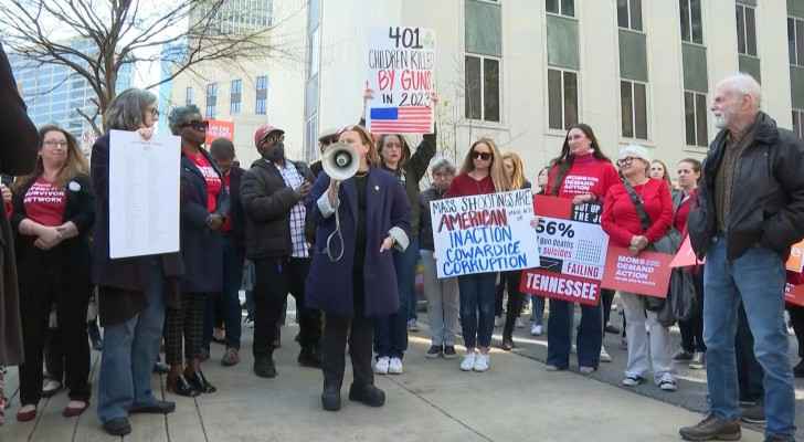 Rally outside Tennessee State Capitol after Nashville school shooting