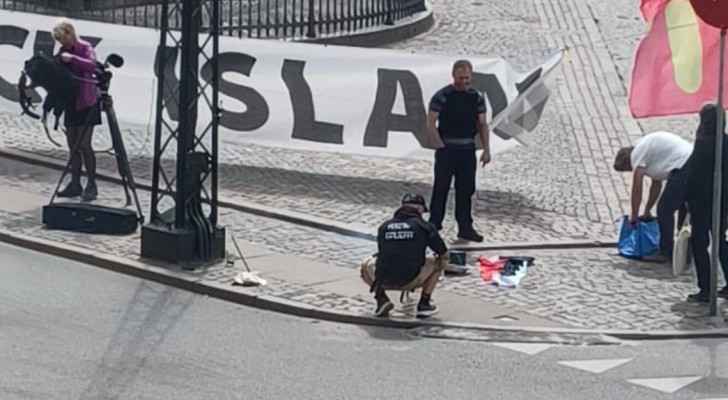 Danish far-right group burns Quran at Iraqi embassy in Copenhagen